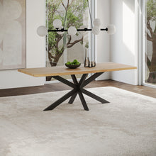 Laden Sie das Bild in den Galerie-Viewer, Esstisch Eiche Massivholz mit Baumkante