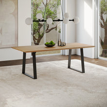 Laden Sie das Bild in den Galerie-Viewer, Esstisch Eiche Massivholz mit Schweizer Kante