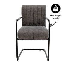 Laden Sie das Bild in den Galerie-Viewer, Kick Esszimmerstuhl Isa - Dunkelgrau