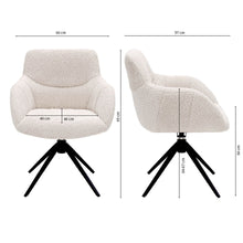 Laden Sie das Bild in den Galerie-Viewer, Kick Drehstuhl Fer - Creme