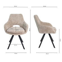 Laden Sie das Bild in den Galerie-Viewer, Kick Esszimmerstuhl Jorn - Champagne