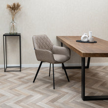 Laden Sie das Bild in den Galerie-Viewer, Kick Esszimmerstuhl Karl - Grau/Beige