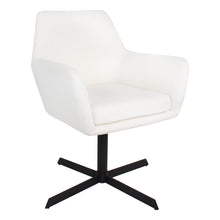 Laden Sie das Bild in den Galerie-Viewer, Kick Drehstuhl Viktor Boucle - Weiß