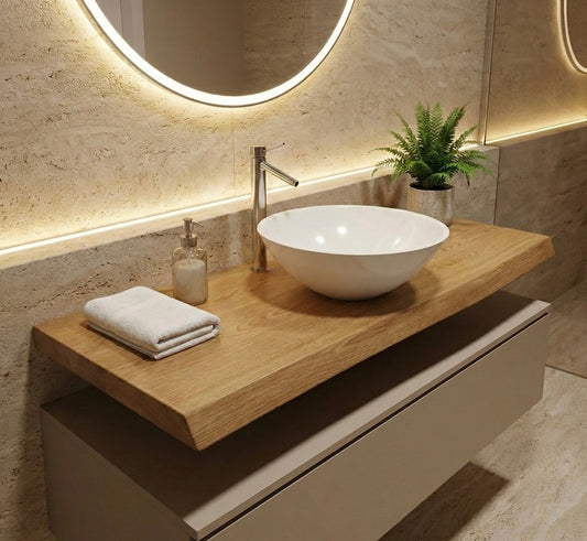 Waschtischplatte Eiche