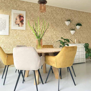 Kick Esszimmerstuhl Karl - Grau/Beige